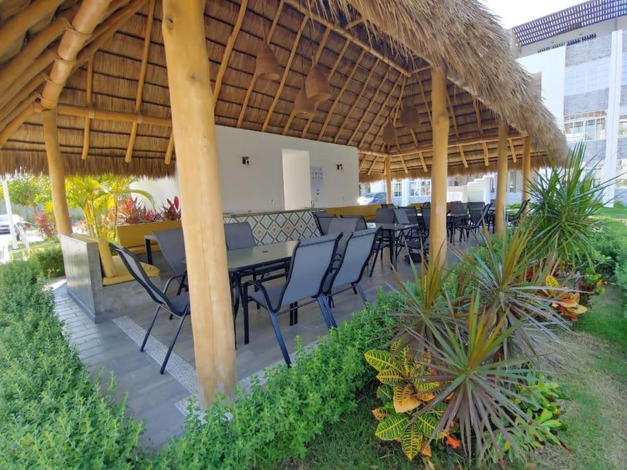 Апартаменты Departamento Con Alberca Мансанильо Экстерьер фото