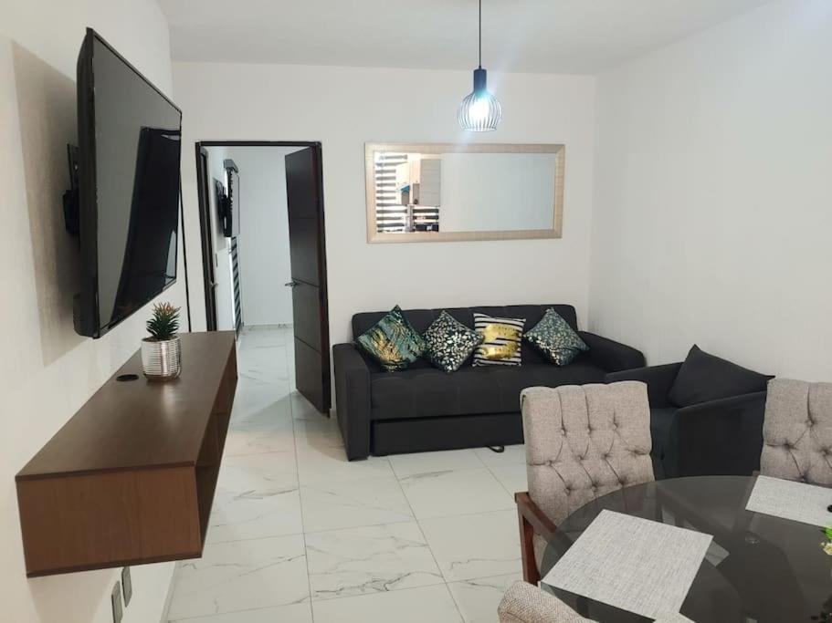 Апартаменты Departamento Con Alberca Мансанильо Экстерьер фото